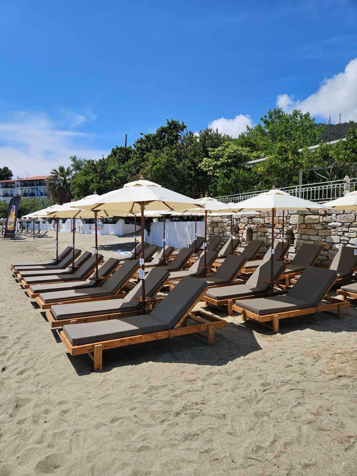 Roula'S House On The Beach Skiathos stad Exteriör bild